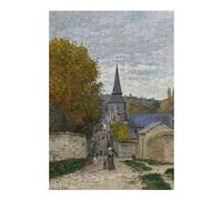 Puzzles 38x26cm/1000pcs pour Adolescents Street in Sainte Adresse Puzzle pour Adultes, Jouet, Décoration Murale, pour S'amuser en Famille, Défi À Relever 38x26cm/1000pcs