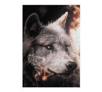 Puzzles 38x26cm/1000pcs pour Adolescents The Big Bad Wolf Jeux Relaxants pour Adultes Difficile Difficile Cadeaux pour Les Amis Et La Famille 38x26cm/1000pcs
