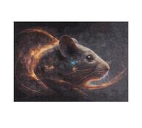 Puzzles 38x26cm/1000pcs pour Adolescents Whispering Flames A Digital Artwork Puzzles pour Adultes, Jouet, Décoration Murale, Une Œuvre d'art, Défi Éducatif 38x26cm/1000pcs