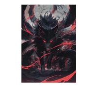 Puzzles 38x26cm/1000pcs pour Adultes Black Kitsune Power Puzzle Anti-Stress, Jouet De Décoration Intérieure, Défi Éducatif 38x26cm/1000pcs