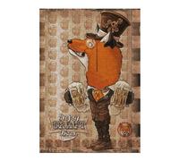 Puzzles 38x26cm/1000pcs pour Adultes Fox Enjoy Craft Beer Puzzles À Monter Soi-même, Jouets, Modèles À Assembler, Cadeaux pour Les Amis Et La Famille 38x26cm/1000pcs