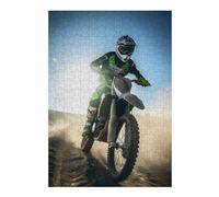 Puzzles 38x26cm/1000pcs pour Adultes Motocross Racer Puzzles À Monter Soi-même, Jouets, Modèles À Assembler, Cadeaux pour Les Amis Et La Famille 38x26cm/1000pcs