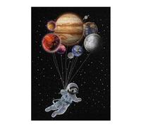 Puzzles 38x26cm/1000pcs pour Adultes Panda and Planet Balloon Puzzles À Monter Soi-même, Jouets, Modèles À Assembler, Cadeaux pour Les Amis Et La Famille 38x26cm/1000pcs
