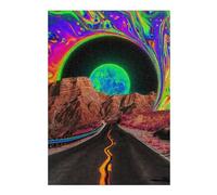 Puzzles 38x26cm/1000pcs pour Adultes Road to Nowhere Casse-têtes pour Adultes Jeu Manuel Assemblage De Motifs Cadeaux De Noël Et d'anniversaire 38x26cm/1000pcs