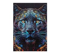 Puzzles 38x26cm/1000pcs pour Adultes The Black Panther Puzzle pour Adultes Jeu Manuel Décoration Murale Cadeau d'anniversaire Unique 38x26cm/1000pcs
