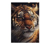 Puzzles 38x26cm/1000pcs pour Adultes Tiger Lighting Casse-têtes pour Adultes, Jeu De Réflexion Difficile, Cadeau d'anniversaire Unique 38x26cm/1000pcs