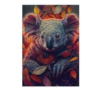 Puzzles 38x26cm/1000pcs The Cozy Koala Casse-tête pour Adultes, Jeu De Réflexion, pour S'amuser en Famille, Cadeaux d'anniversaire Et De Noël Uniques 38x26cm/1000pcs