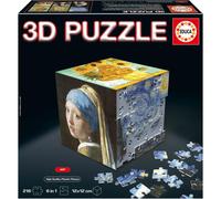 Puzzles 3D - Coffret de 6 puzzles de 36 pièces - Thème art - Dès 14 ans - Educa
