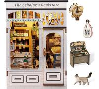 puzzles 3D, dos du livre à réaliser soi-même, Scholar's Bookstore, Cutebee, 168 pièces