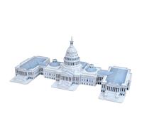 Puzzles 3d du capitole aux états-unis. Comprend 132 pièces.
