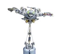 Puzzles 3D en métal pour adultes, modèle d'assemblage de tortue mécanique, casse-tête - Décoration de bureau parfaite et cadeaux (lot de 329 pièces)