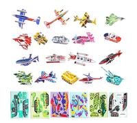 Puzzles 3D pour | 25 Pièces Activités Ludiques en Papier - Puzzle Éducatif en Cartoon | Idéal pour Anniversaire, Classe, Voyage, Jardin, Terrasse