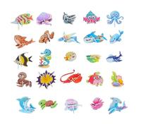 Puzzles 3D pour - 25 pièces en Papier, activités éducatives,Puzzle Éducatif en Cartoon,pour École Maternelle Salle de Classe Voyage Maison Jardin