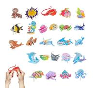 Puzzles 3D pour - 25 pièces en Papier, activités éducatives | Puzzle Papier Enfant | pour Anniversaire, Maternelle, Classe, homeschooling, Petite enfance, Interaction Parent-Enfant, Maison