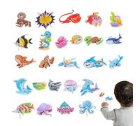 Puzzles 3D pour,25 Pièces Puzzle 3D en Papier Éducatif,Puzzle Papier Enfant | Idéal Anniversaire, Maternelle, préscolaire, Voyage, Maison, Jardin Patio