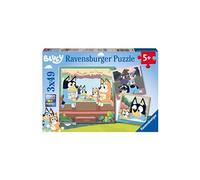 Puzzles 3x49 pièces Les aventures de Bluey