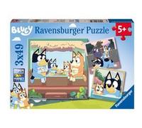 Ravensburger Puzzles Les aventures de Bluey – 3 x 49 pièces