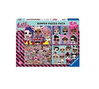 Ravensburger L.O.L. Puzzle 4x100 Bumper Pack Multicolore 12880