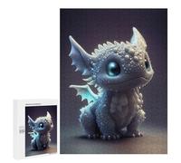 Puzzles 500 PCS pour Adolescents Adorable Baby Dragon Artwork -3 Puzzle pour Adultes : Un Jeu Manuel Amusant Et Humoristique pour Un Anniversaire Ou Noël 500 PCS