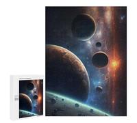 Puzzles 500 PCS pour Adolescents All The Planets Jeu De Puzzle Casse-tête Anti-Stress Stimulant À Compléter 500 PCS