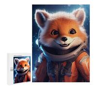 Puzzles 500 PCS pour Adolescents Astronaut Baby Red Fox Puzzles pour Adultes À Monter Soi-même - Jeux Éducatifs Et Amusants en Famille 500 PCS