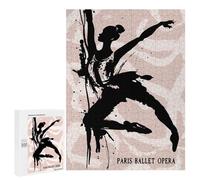 Puzzles 500 PCS pour Adolescents Ballet Dancer Painting Puzzle pour Adultes Jouets Anti-Stress Modèle À Assembler Cadeau d'anniversaire, Cadeaux, 500 PCS