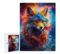 Puzzles 500 PCS pour Adolescents Celestial Fox Puzzle Adulte Jeu Familial Une Œuvre d'art À Offrir en Cadeau À Toute La Famille 500 PCS