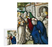 Puzzles 500 PCS pour Adolescents Christ and The Woman Puzzles pour Adultes Décoration Murale Jouet Difficile, Difficile, Stimulant À Compléter 500 PCS