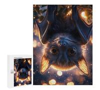 Puzzles 500 PCS pour Adolescents Cute Bat Hanging Upside Down Puzzles pour Adultes - Jeux De Construction - Analyse Et Logique - Idées Cadeaux pour Toute La Famille 500 PCS