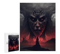 Puzzles 500 PCS pour Adolescents Dark Queen's Dominion Puzzle pour Adultes : Un Jeu Manuel Amusant Et Humoristique pour Un Anniversaire Ou Noël 500 PCS