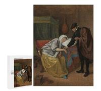 Puzzles 500 PCS pour Adolescents Doctor Examining Patient Puzzle pour Adultes : Un Jeu Manuel Amusant Et Humoristique pour Un Anniversaire Ou Noël 500 PCS