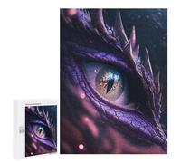 Puzzles 500 PCS pour Adolescents Dragon Eye Fantasy Artwork Jeu De Puzzle Casse-tête Anti-Stress Stimulant À Compléter 500 PCS