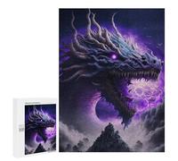 Puzzles 500 PCS pour Adolescents Dragon's Thunderous Roar Jeux De Puzzle Relaxants Améliorent La Mémoire Offrez-Les en Cadeau À Toute La Famille 500 PCS