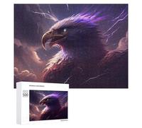 Puzzles 500 PCS pour Adolescents Eagle Fantasy Artwork Puzzles pour Adultes Jeux De Détente Décoration Murale Idéal comme Cadeau pour Toute La Famille 500 PCS