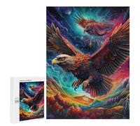 Puzzles 500 PCS pour Adolescents Eagle Fantasy Landscape Puzzles pour Adultes Jeux Relaxants Difficulté Défi Éducatif Difficile 500 PCS