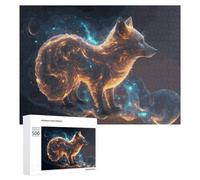 Puzzles 500 PCS pour Adolescents Enchanted Fox A Mystical Artwork Jeux De Puzzle Relaxants Améliorent La Mémoire Offrez-Les en Cadeau À Toute La Famille 500 PCS