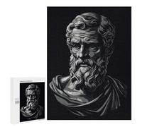 Puzzles 500 PCS pour Adolescents Epicurus Philosopher Puzzle Adulte Jeu Familial Une Œuvre d'art À Offrir en Cadeau À Toute La Famille 500 PCS