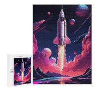 Puzzles 500 PCS pour Adolescents Fantasy Rocket Space Puzzles pour Adultes - Jeux De Construction - Analyse Et Logique - Idées Cadeaux pour Toute La Famille 500 PCS