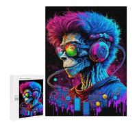 Puzzles 500 PCS pour Adolescents Future Monkey DJ Jeux De Puzzle Relaxants Améliorent La Mémoire Offrez-Les en Cadeau À Toute La Famille 500 PCS