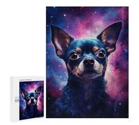 Puzzles 500 PCS pour Adolescents Galactic Pup Portrait -5 Jeux De Puzzle Relaxants Améliorent La Mémoire Offrez-Les en Cadeau À Toute La Famille 500 PCS