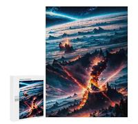 Puzzles 500 PCS pour Adolescents Interstellar Magma Puzzles pour Adultes Décoration Murale Jouet Difficile, Difficile, Stimulant À Compléter 500 PCS