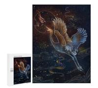 Puzzles 500 PCS pour Adolescents Japanese Cranes Art Bird Puzzles pour Adultes - Jeux De Construction - Analyse Et Logique - Idées Cadeaux pour Toute La Famille 500 PCS