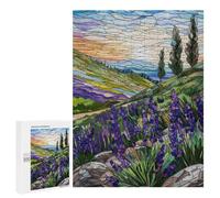 Puzzles 500 PCS pour Adolescents Lavender Fields at Dawn Puzzles pour Adultes À Monter Soi-même - Jeux Éducatifs Et Amusants en Famille 500 PCS