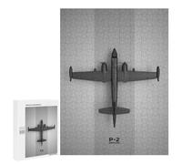 `Puzzles 500 PCS pour Adolescents Lockheed P2 Neptune Puzzles pour Adultes Jeux De Détente Découpe De Précision Offre Spéciale Cadeaux pour Toute La Famille 500 PCS