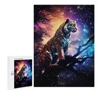 Puzzles 500 PCS pour Adolescents Magical Tiger Forest Puzzles pour Adultes Jeux Relaxants Difficulté Défi Éducatif Difficile 500 PCS