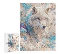 `Puzzles 500 PCS pour Adolescents Mystic Wolf Puzzles pour Adultes Jeux De Détente Découpe De Précision Offre Spéciale Cadeaux pour Toute La Famille 500 PCS