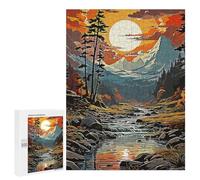 Puzzles 500 PCS pour Adolescents Natural Vintage Puzzles pour Adultes À Monter Soi-même - Jeux Éducatifs Et Amusants en Famille 500 PCS