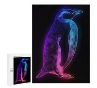 Puzzles 500 PCS pour Adolescents Neon Penguin Animal Puzzles pour Adultes À Monter Soi-même - Jeux Éducatifs Et Amusants en Famille 500 PCS