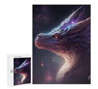 Puzzles 500 PCS pour Adolescents Pink Space Dragon Puzzles pour Adultes Décoration Murale Jouet Difficile, Difficile, Stimulant À Compléter 500 PCS
