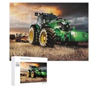 Puzzles 500 PCS pour Adolescents Powerful Farm Tractor in Action -6 Jeux De Puzzle Relaxants Améliorent La Mémoire Offrez-Les en Cadeau À Toute La Famille 500 PCS